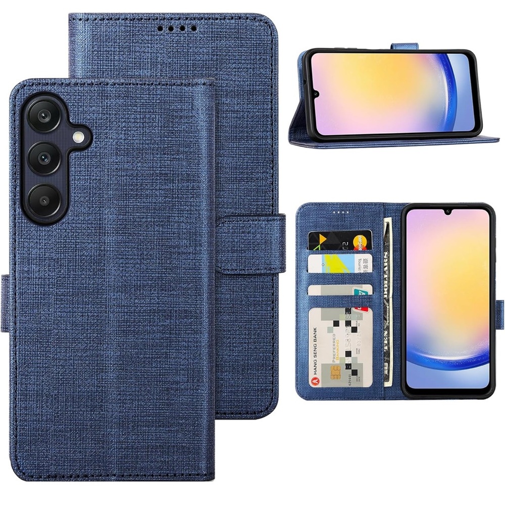 Blue Wallet Case for Smartphones